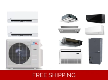 C&H 2-Room Mini Split Heat Pump (-13°F) E-Star: 25.1 SEER2/14 EER/9.8 HSPF (R454B)